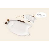 小皿 ねこざら ミケ ねこ デコレ 豆皿 食器 かわいい グッズ | cinemacollection | 詳細画像2 