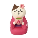 マスコット 京抹茶猫 デコレ インテリア かわいい グッズ | cinemacollection | 詳細画像1 