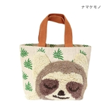 アニマルグッズ ランチバッグ ぽこもこキャンバストート | cinemacollection | 詳細画像1