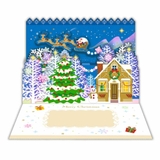 クリスマスカード レーザーカットカード 立体カード | cinemacollection | 詳細画像3 