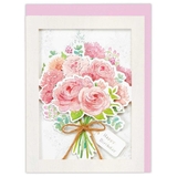 グリーティングカード 誕生お祝い ピンクフラワーアレンジ | cinemacollection | 詳細画像2 
