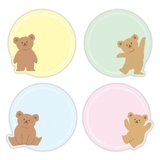 フレークシール メッセージステッカー MSクマ | cinemacollection | 詳細画像2 