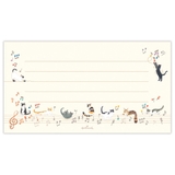 便箋 一筆箋 音符で遊ぶ猫 日本ホールマーク 便せん おしゃれ グッズ | cinemacollection | 詳細画像3