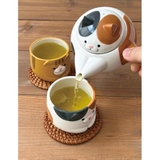猫湯呑み猫急須 湯呑 猫急須 デコレ プレゼント インテリア かわいい グッズ | cinemacollection | 詳細画像5