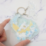 シナモロール キーリング すやすや3連チャーム | cinemacollection | 詳細画像2 