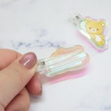 リラックマ ヘアアクセ オーロラアクリルヘアクリップ | cinemacollection | 詳細画像2