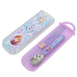 アナと雪の女王 お箸＆スプーンセット 抗菌食洗機対応スライド式箸スプーンコンビセ… | cinemacollection | 詳細画像1 