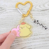 ポムポムプリン キーリング オノマトペ2チャームキーホルダー | cinemacollection | 詳細画像2 