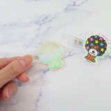 アフロ犬 ヘアアクセ オーロラアクリルヘアクリップ | cinemacollection | 詳細画像2