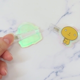 こげぱん ヘアアクセ オーロラアクリルヘアクリップ | cinemacollection | 詳細画像2 