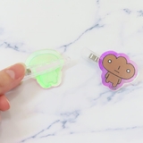 こげぱん ヘアアクセ オーロラアクリルヘアクリップ | cinemacollection | 詳細画像2 