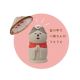 マスコット 笠猫地蔵 笠付き デコレ インテリア かわいい グッズ | cinemacollection | 詳細画像5