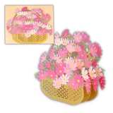 グリーティングカード 立体カード LGコスモス花かご3 | cinemacollection | 詳細画像1 