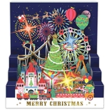 クリスマスカード 立体オルゴールカード LEDレーザー遊園地 | cinemacollection | 詳細画像3 
