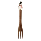 木製フォーク クリスマスウッドカトラリー スノーマンフォーク | cinemacollection | 詳細画像1 