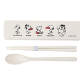 スヌーピー コンビセット おはし＆スプーンのツインセット | cinemacollection | 詳細画像1 