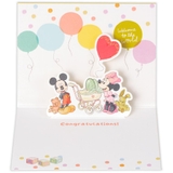 ミッキーマウス&ミニーマウス グリーティングカード 赤ちゃん誕生お祝い | cinemacollection | 詳細画像2
