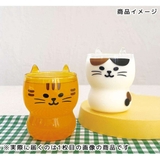 ガラスコップ 猫耳グラス トラ ねこ デコレ ギフト かわいい グッズ  | cinemacollection | 詳細画像2 