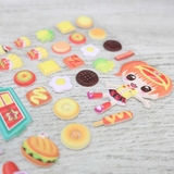 シールシート ぷにっちょポップシール ハンバーガーショップ | cinemacollection | 詳細画像2