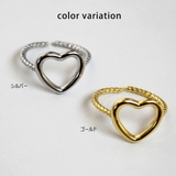 ハート モチーフ リング 一癖 シルバー ゴールド アクセサリー | SELECT LEVERY | 詳細画像8