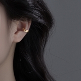 ゴールド | ダブルリング イヤーカフ イヤカフ シルバー ゴールド アクセサリー 春夏 | SELECT LEVERY