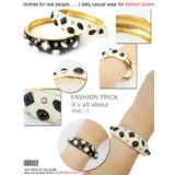 モノトーンストーンバングル | coca | 詳細画像2