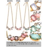 多形ミルキービジューデコラネックレス(ジュエリー アクセサリー | coca | 詳細画像3