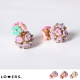 春新作 フラワーモチーフピアス ma | LOVERS | 詳細画像1