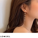 春新作 5連パールピアス ma | LOVERS | 詳細画像1