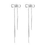 ピアス アクセサリー リボン アクセサリー ロングチェーンピアス | COCOMOMO | 詳細画像8