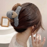 バンスクリップ ふわふわファーヘアクリップ ヘアアクセサリー | COCOMOMO | 詳細画像5 