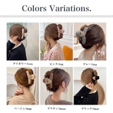 バンスクリップ ふわふわファーヘアクリップ ヘアアクセサリー | COCOMOMO | 詳細画像11 