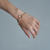 GOLD | ハートマンテルボールチェーンブレスレット | coen【women】