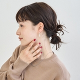 フラワーモチーフ 2wayフープピアス | coen【women】 | 詳細画像2 