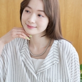 SILVER | 8mmボールビーズネックレス | coen【women】