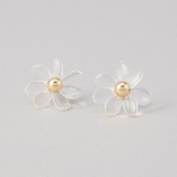 GOLD | クリアフラワーピアス | coen【women】