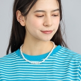 アシメチェーン樹脂パールネックレス | coen【women】 | 詳細画像2 