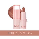BE01 ナッツベージュ | 【&nd by rom&nd正規代理店】グラッシーバーム | COSME Re:MAKE