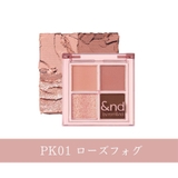 PK01 ローズフォグ | 【&nd by rom&nd正規代理店】メロウアイパレット | COSME Re:MAKE
