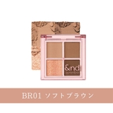BR01 ソフトブラウン | 【&nd by rom&nd正規代理店】メロウアイパレット | COSME Re:MAKE