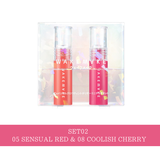 05 センシュアルレッド&08 クーリッシュチェリー | DEWY GEL GLOW | COSME Re:MAKE