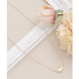 ゴールド | ニュアンスハートトップネックレス | ikka 