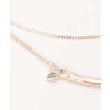 カーブメタル2連ネックレス | ikka  | 詳細画像4 