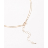 カーブメタル2連ネックレス | ikka  | 詳細画像6 