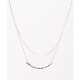 カーブメタル2連ネックレス | ikka  | 詳細画像7 