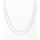 ゴールド | チェーンパール2セットネックレス | ikka 