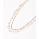 チェーンパール2セットネックレス | ikka  | 詳細画像3 