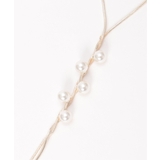 パール付きY字ネックレス | ikka  | 詳細画像4 