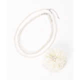 【フォーマル対応】コサージュ付きパールネックレス2 | ikka  | 詳細画像4 