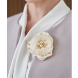 クリーム | 【フォーマル対応】フラワーコサージュ | ikka 
